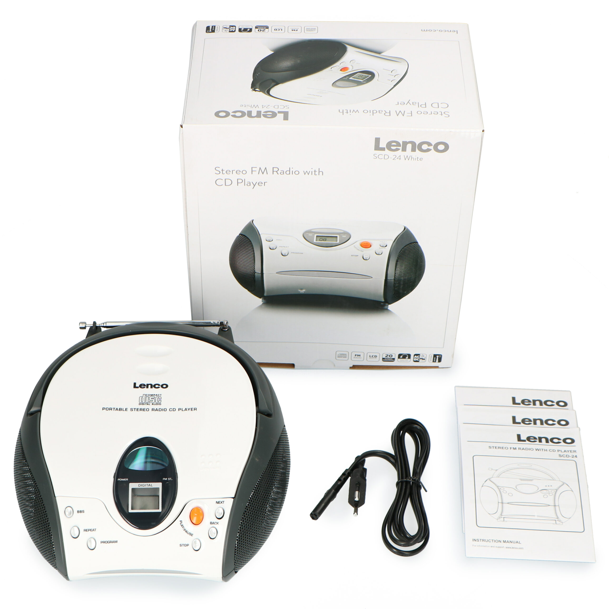 Draagbare stereo FM radio met CD-speler - Afbeelding 13
