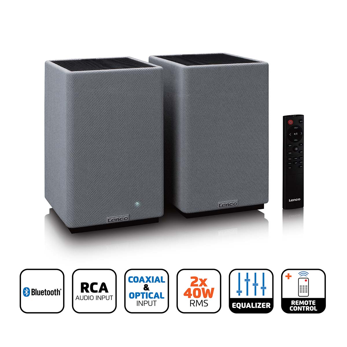 Stereo boekenplank hifiluidsprekers met Bluetooth® - Afbeelding 9