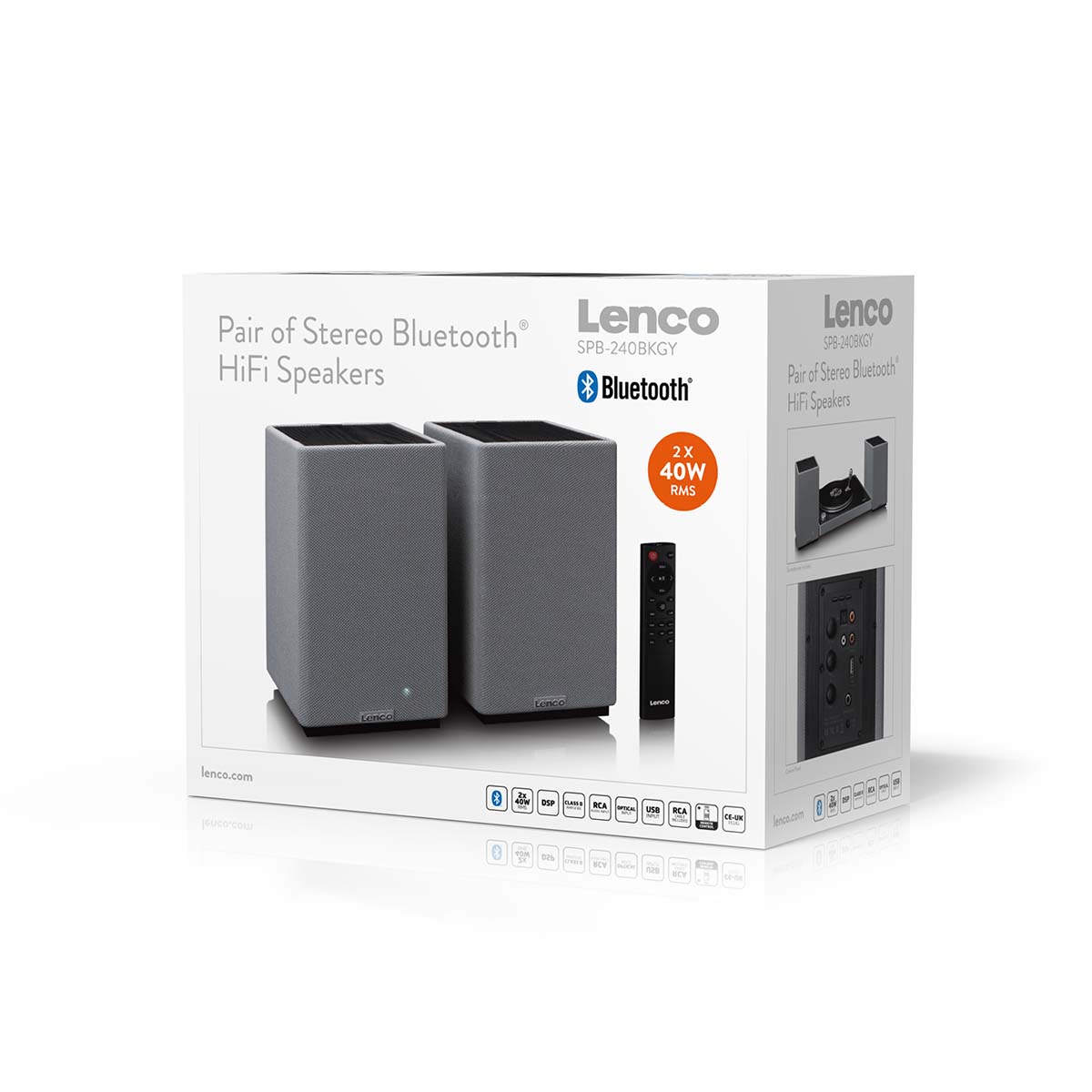 Stereo boekenplank hifiluidsprekers met Bluetooth® - Afbeelding 12