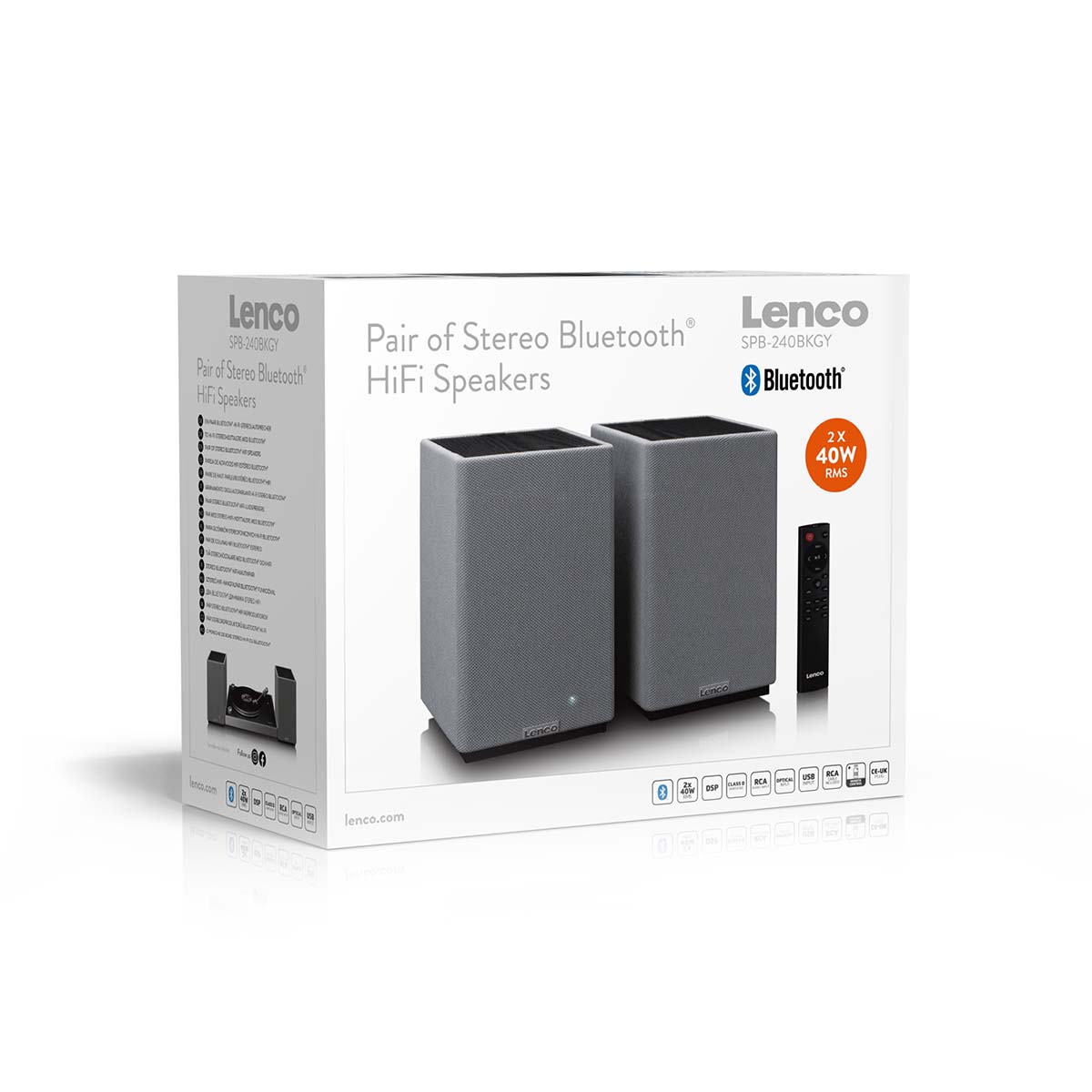 Stereo boekenplank hifiluidsprekers met Bluetooth® - Afbeelding 13