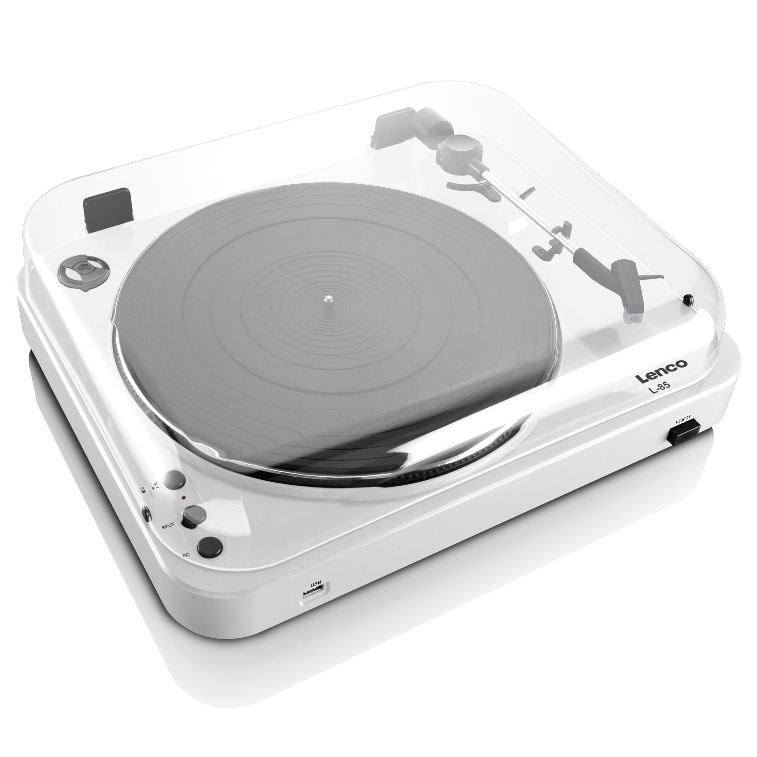 Platenspeler met USB direct codering Wit - Afbeelding 2