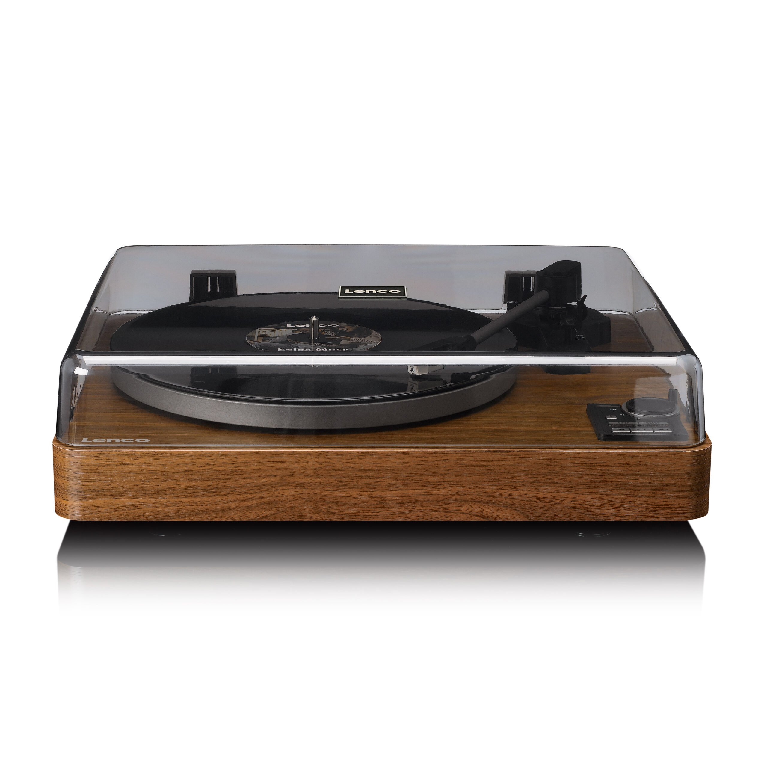 Volautomatische platenspeler met Bluetooth® transmissie en voorversterker Metalen platenspeler en toonarm Hout - Afbeelding 2