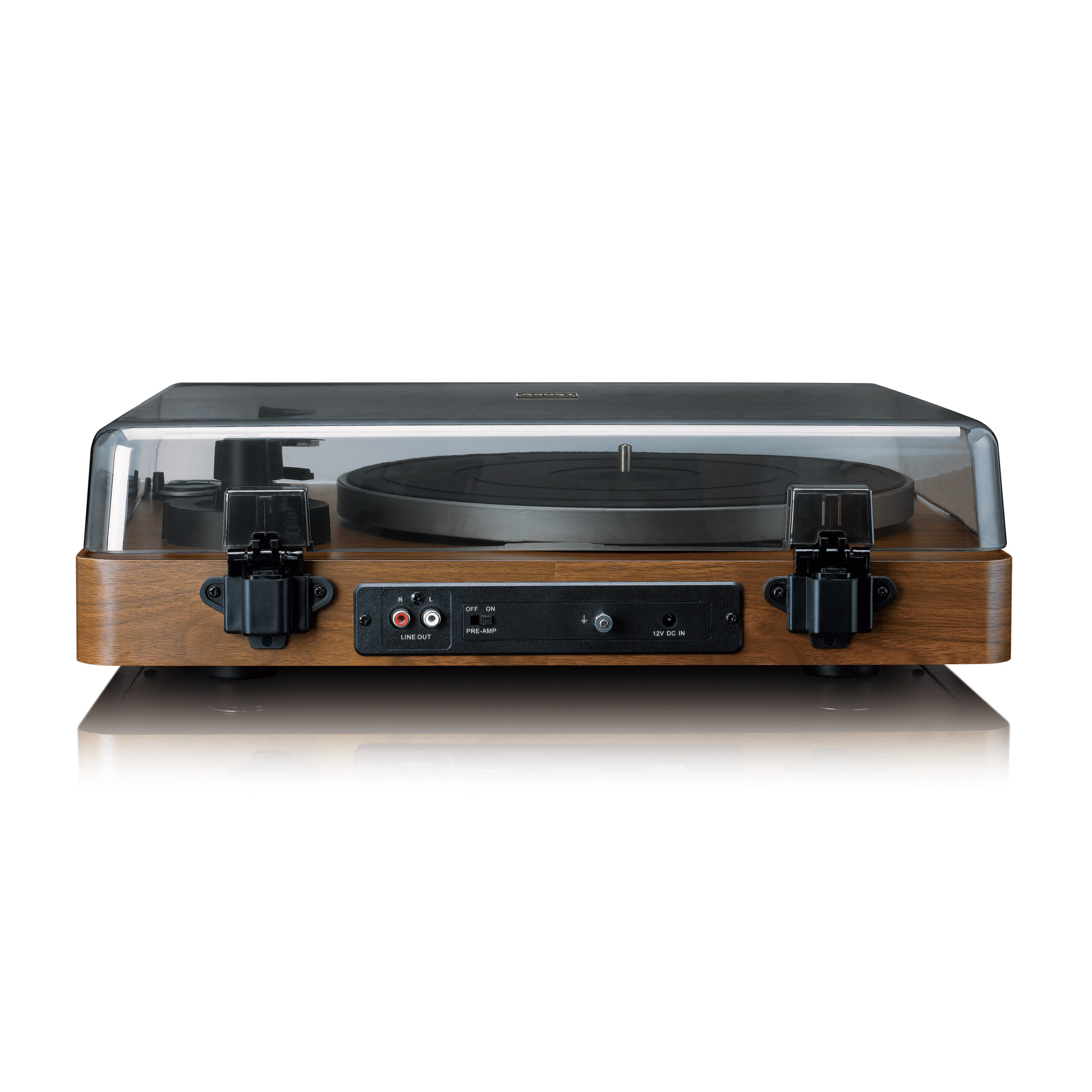 Volautomatische platenspeler met Bluetooth® transmissie en voorversterker Metalen platenspeler en toonarm Hout - Afbeelding 6