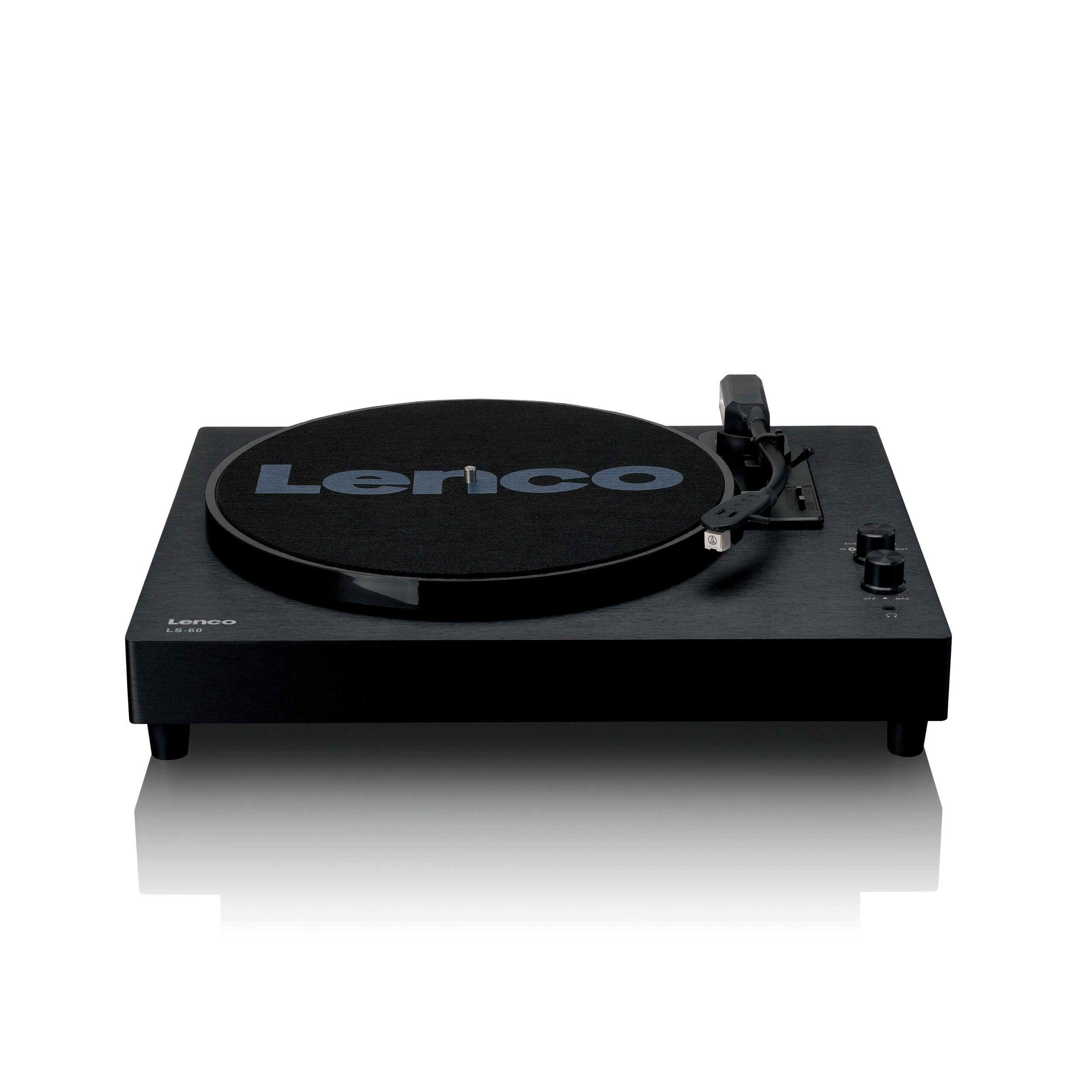 Houten platenspeler met ingebouwde speakers en Bluetooth® - Afbeelding 4