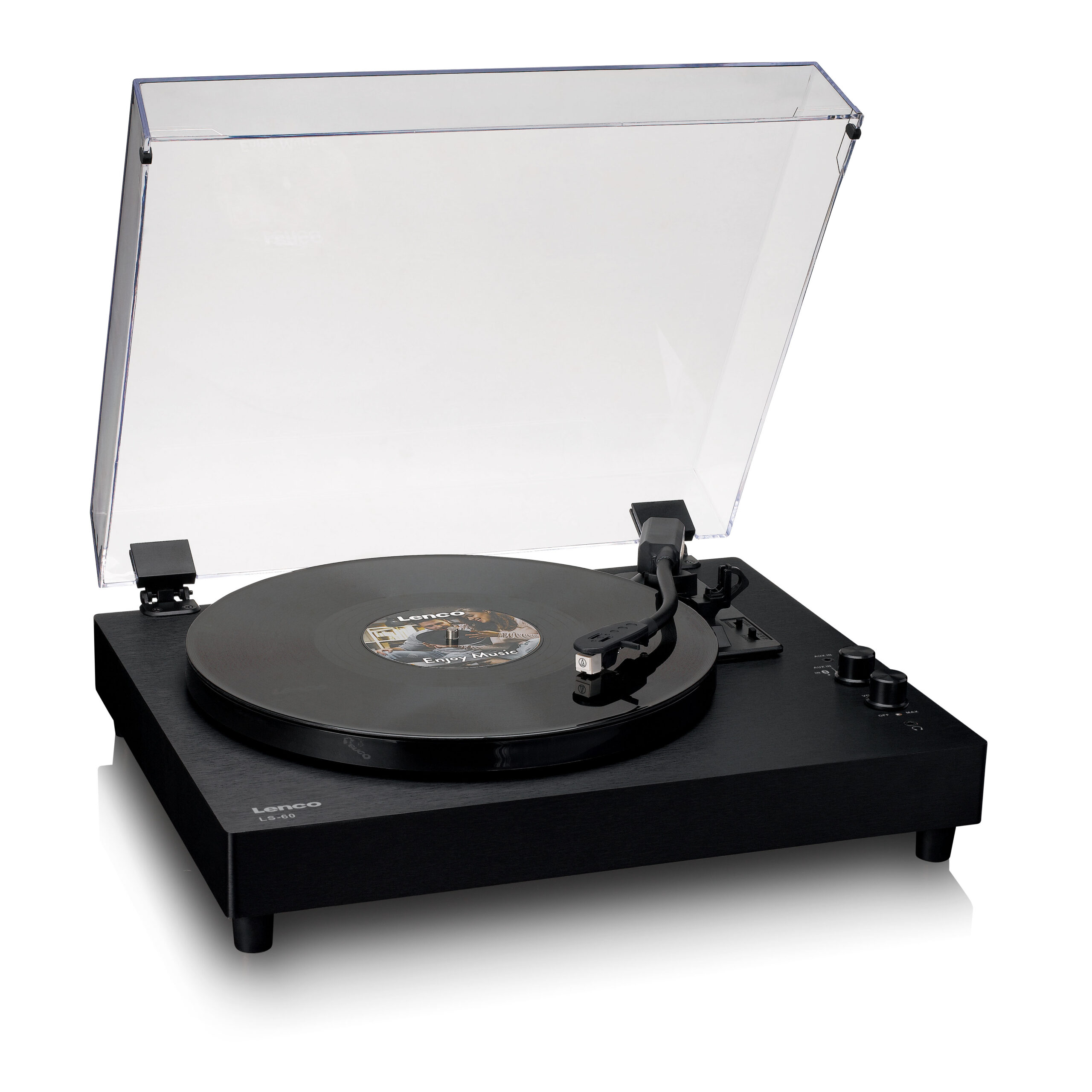 Houten platenspeler met ingebouwde speakers en Bluetooth® - Afbeelding 11