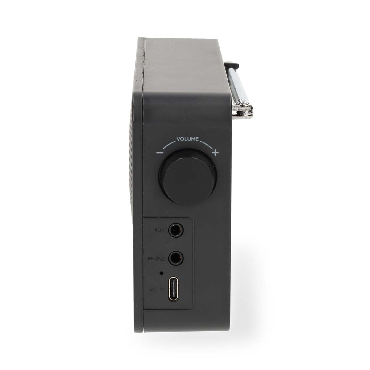 FM-Radio | Draagbaar Model | FM | Accu gevoed / USB Gevoed | Digitaal | 2 W | Schermdiagonaal: 1.77 " | Zwart-Wit Scherm | Bluetooth® | Koptelefoonoutput | Zwart - Afbeelding 4