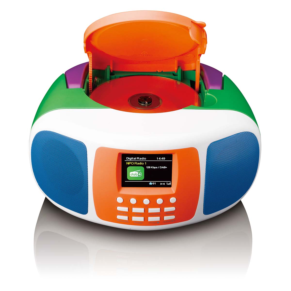 Draagbare DAB+/FM radio met Bluetooth®, CD-speler en groot LCD kleurendisplay - Afbeelding 3