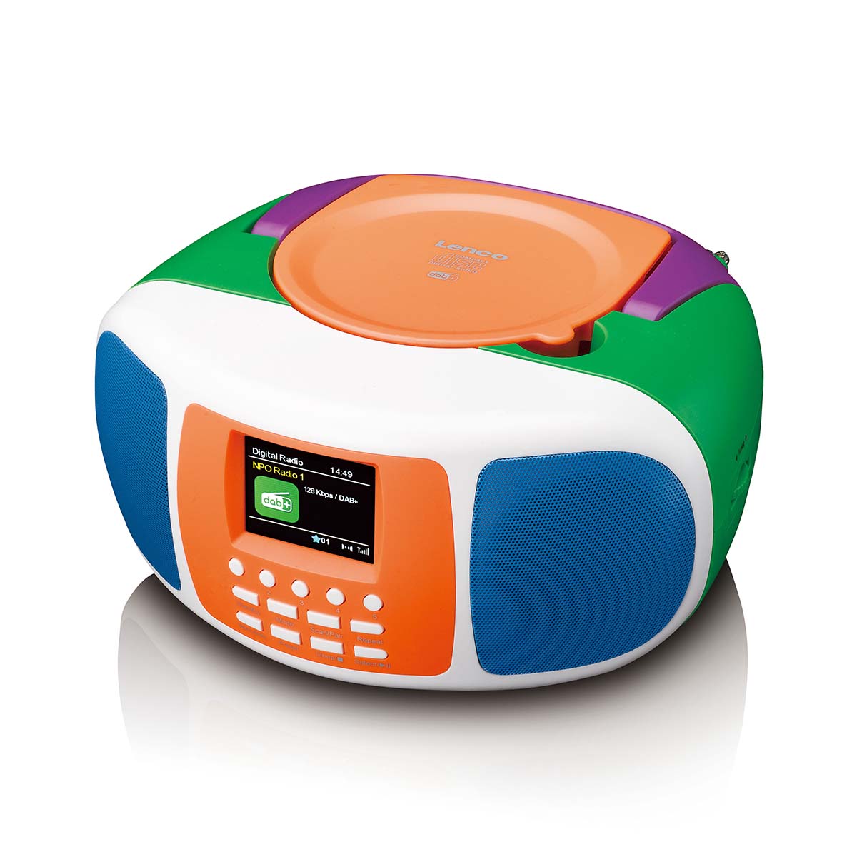 Draagbare DAB+/FM radio met Bluetooth®, CD-speler en groot LCD kleurendisplay - Afbeelding 4