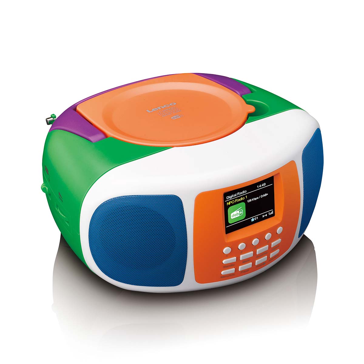 Draagbare DAB+/FM radio met Bluetooth®, CD-speler en groot LCD kleurendisplay - Afbeelding 7