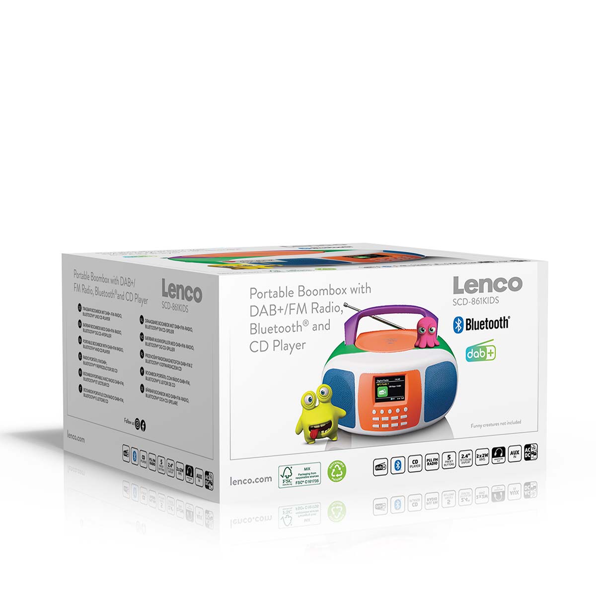 Draagbare DAB+/FM radio met Bluetooth®, CD-speler en groot LCD kleurendisplay - Afbeelding 14