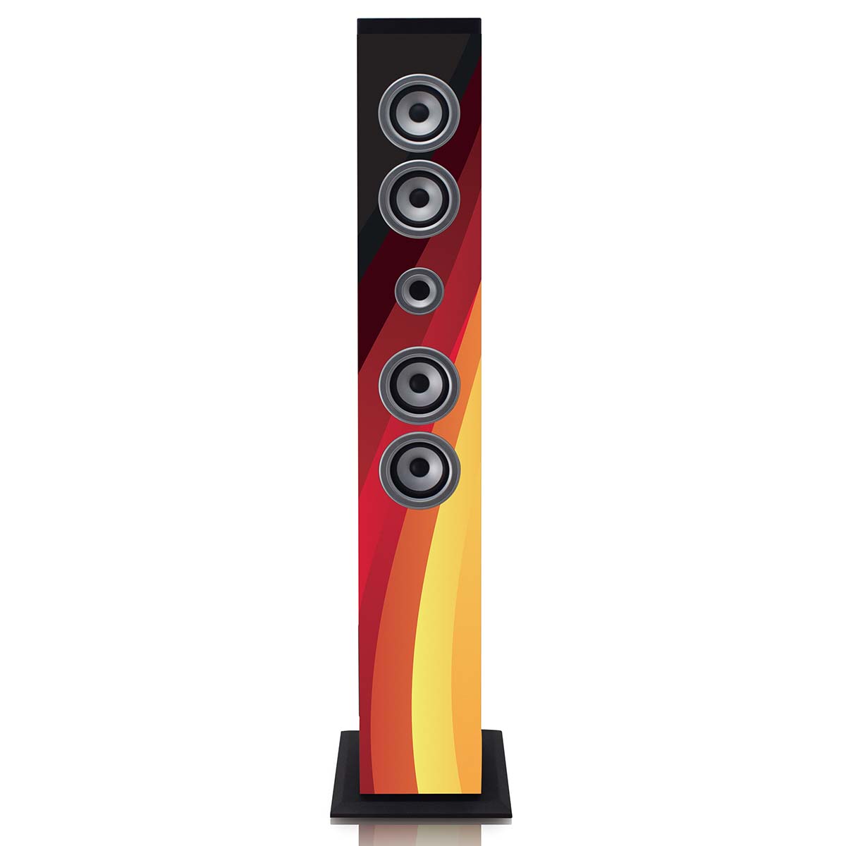 Speakertower met Bluetooth®, PLL FM-radio, USB- en SD-speler