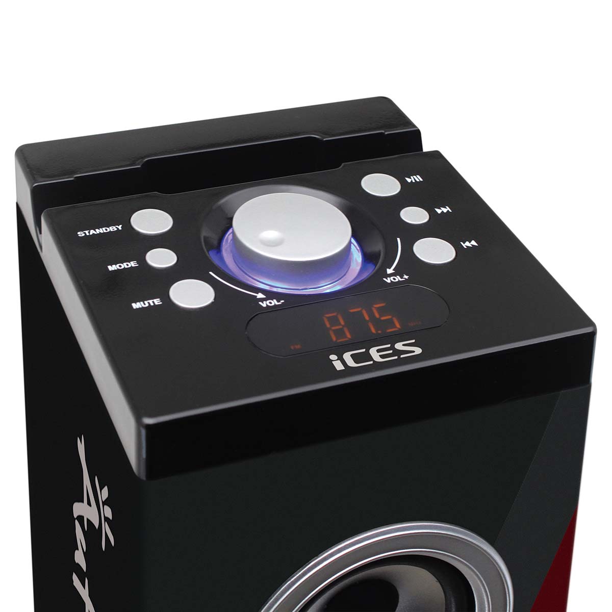 Speakertower met Bluetooth®, PLL FM-radio, USB- en SD-speler - Afbeelding 4
