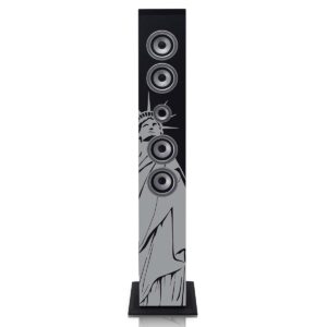 Speakertower met Bluetooth®, PLL FM-radio, USB- en SD-speler