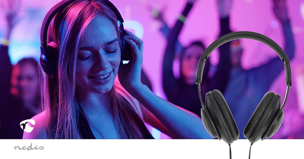 Bedrade Over-ear Koptelefoon | USB-C™ | Kabellengte: 1.20 m | Volumebediening | Zwart - Afbeelding 10