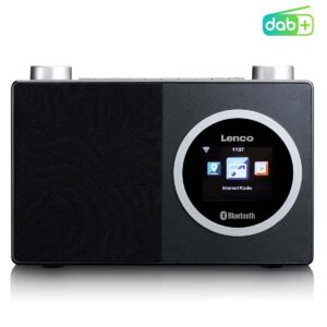 Internetradio met kleurenscherm en Bluetooth® Zwart