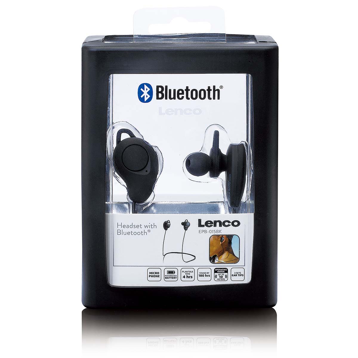 Draadloze headset Zwart - Afbeelding 4