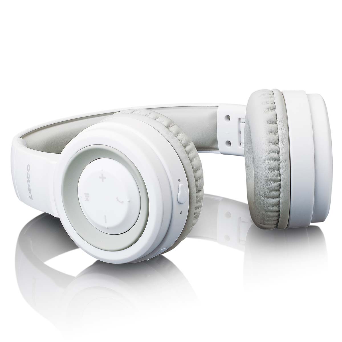 Bluetooth® spatwaterdichte hoofdtelefoon Wit - Afbeelding 2