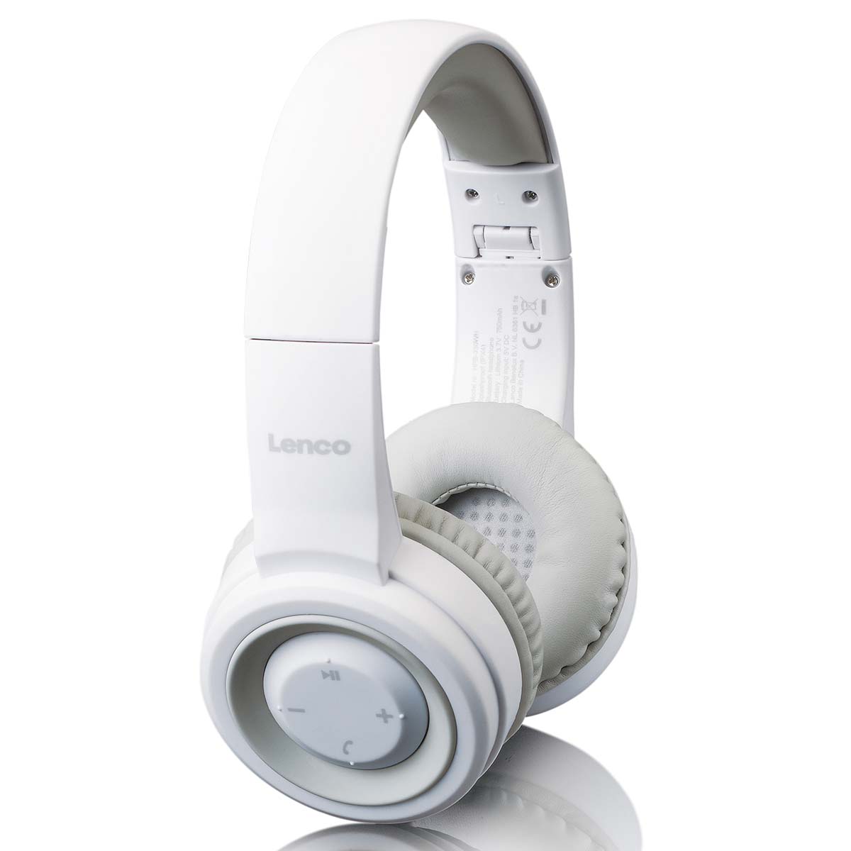 Bluetooth® spatwaterdichte hoofdtelefoon Wit - Afbeelding 3