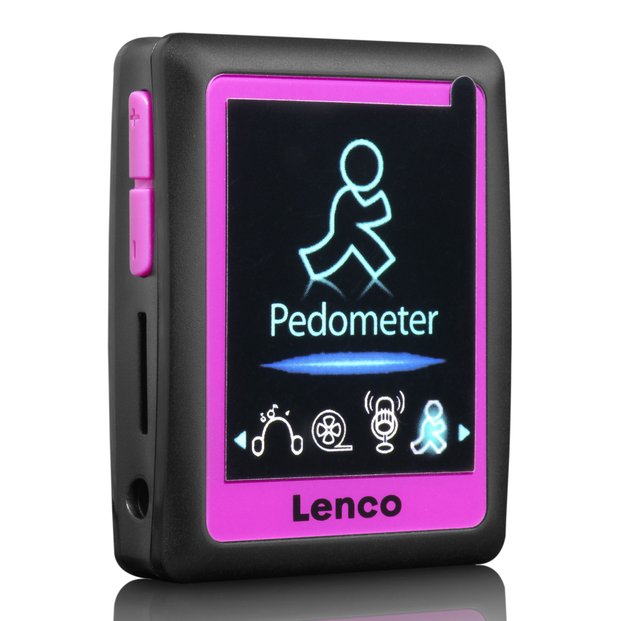 MP3/4-speler met stappenteller 4GB Roze - Afbeelding 3