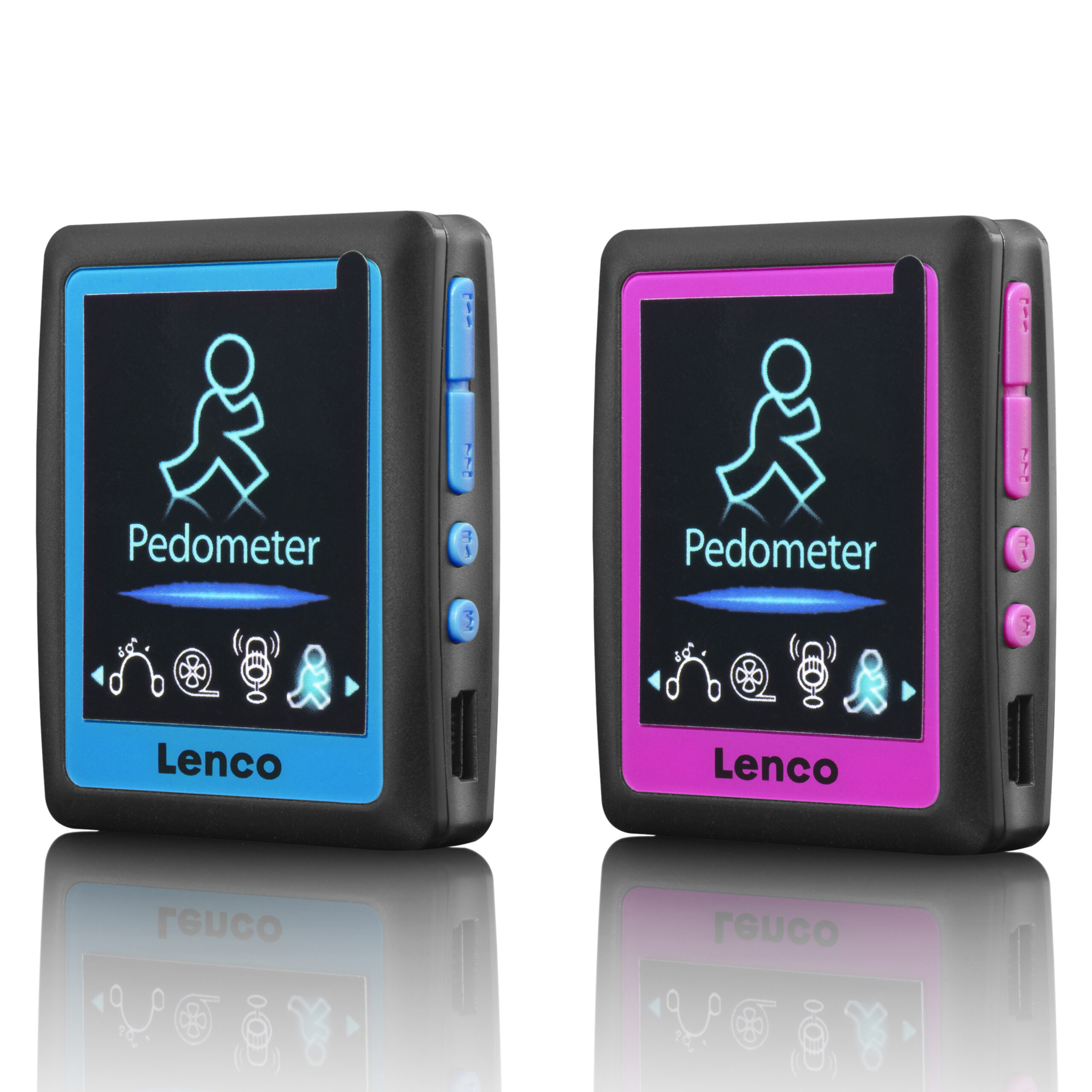 MP3/4-speler met stappenteller 4GB Roze - Afbeelding 8