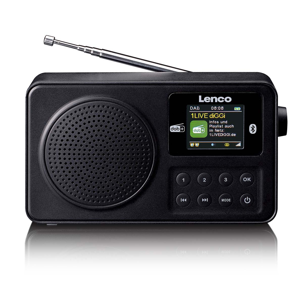 Draagbare DAB+/FM-radio met Bluetooth® Zwart - Afbeelding 2