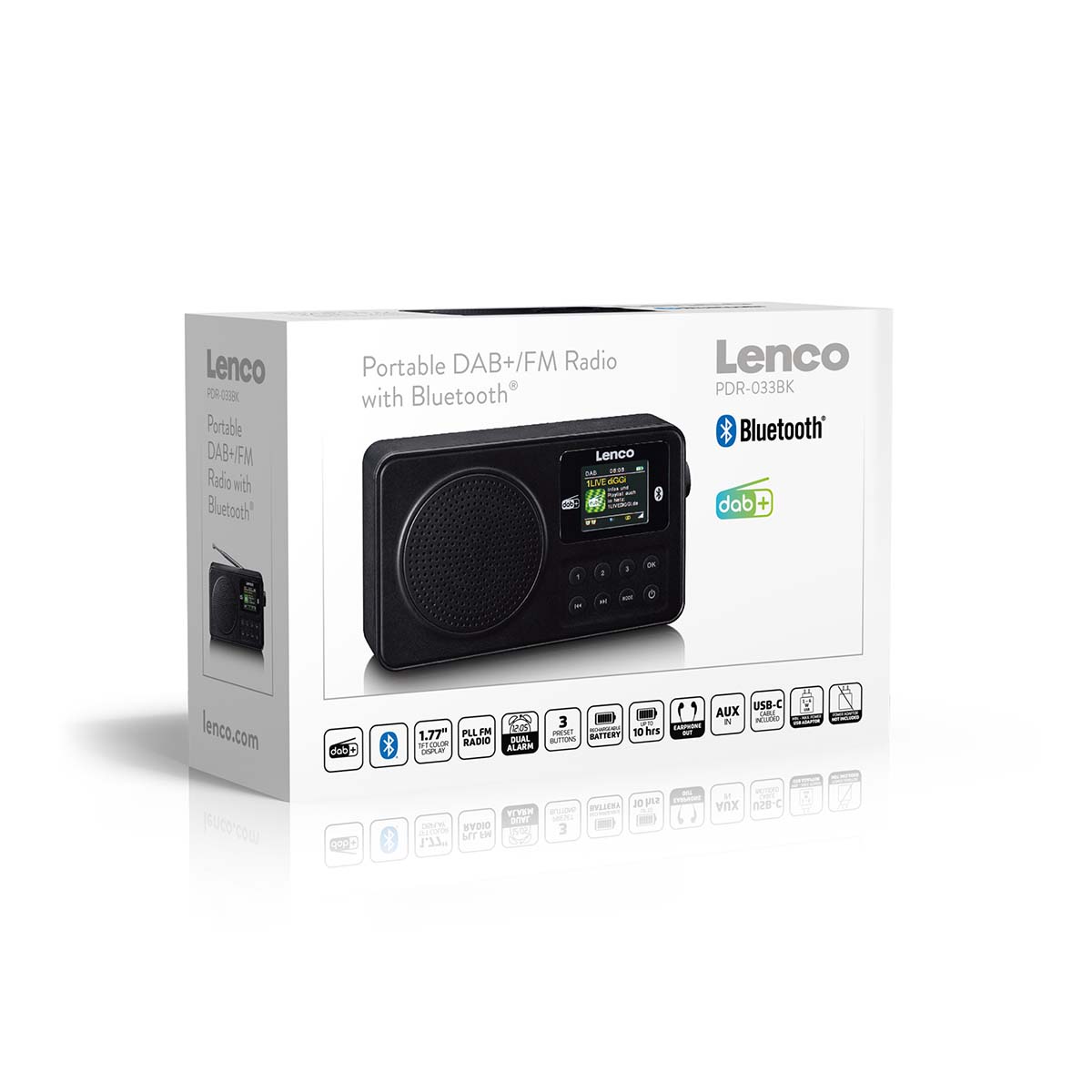 Draagbare DAB+/FM-radio met Bluetooth® Zwart - Afbeelding 11