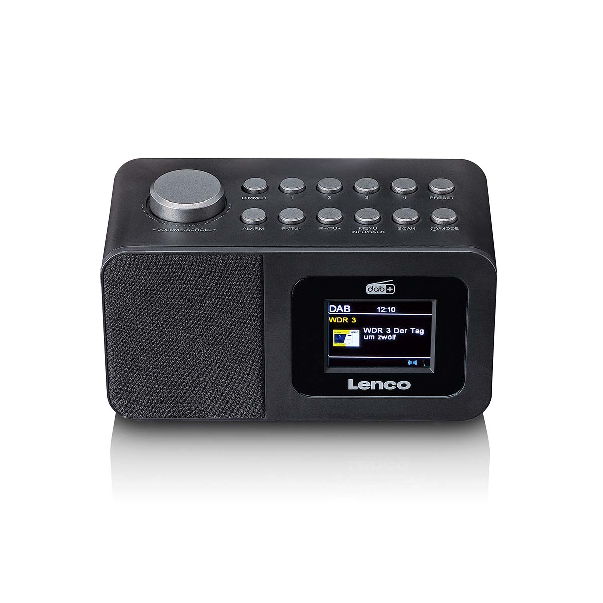 DAB+/FM Radio wekker met kleurendisplay, sleeptimer en dubbele alarmfunctie Zwart - Afbeelding 3