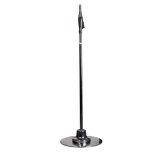 Retro microfoonstandaard chroom