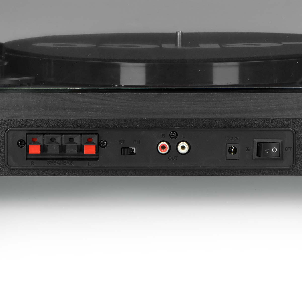 Platenspeler met Bluetooth® en twee externe luidsprekers Zwart - Afbeelding 6