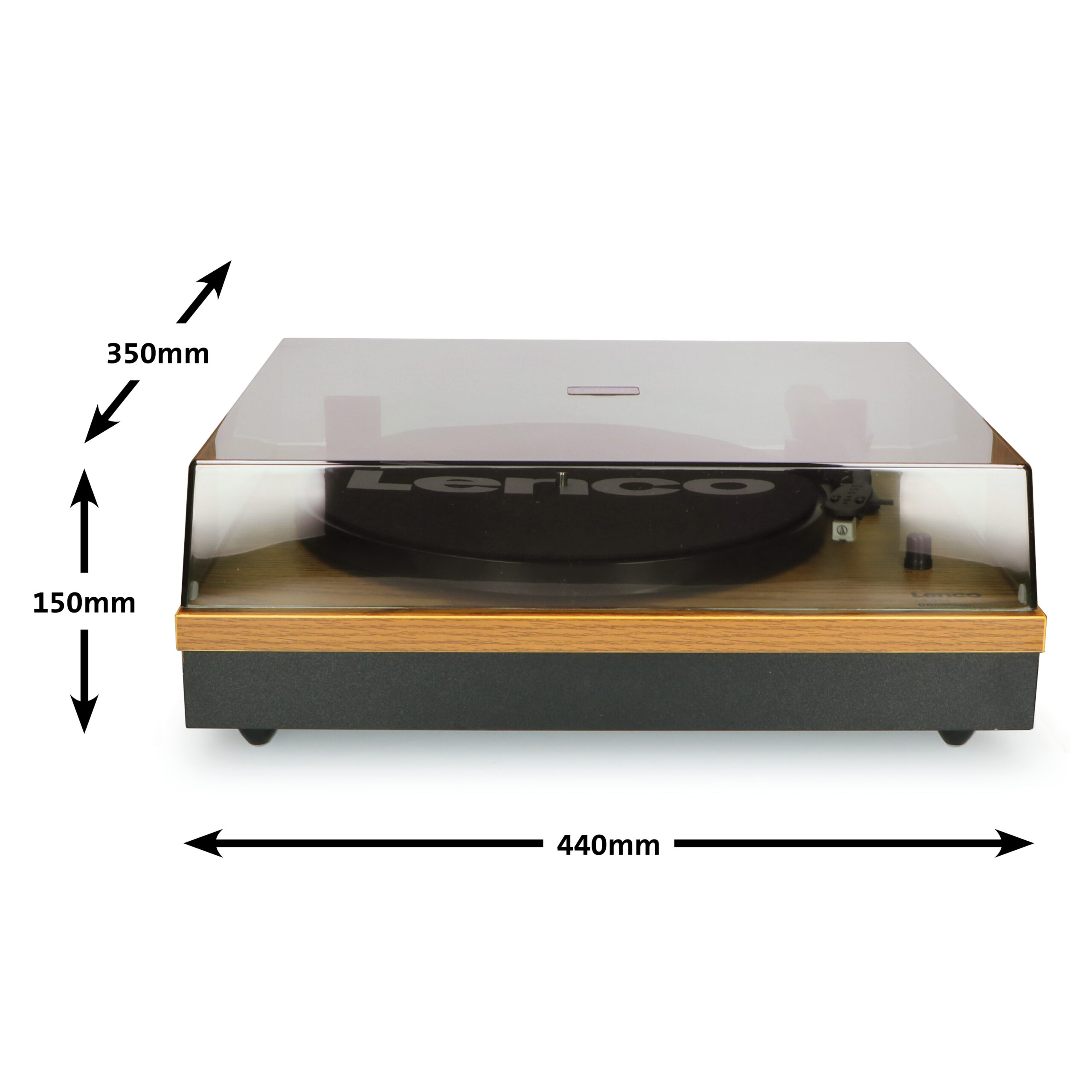 Platenspeler met Bluetooth® en twee aparte luidsprekers Wood - Afbeelding 15