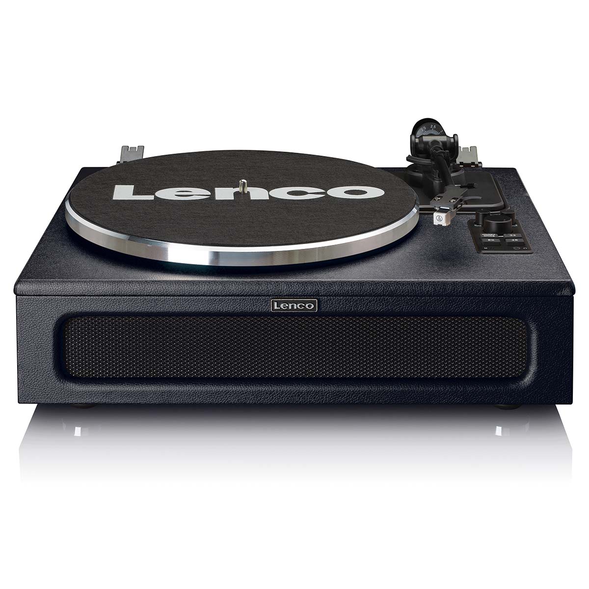 Platenspeler met 4 ingebouwde luidsprekers en bluetooth-ontvangst Zwart - Afbeelding 4