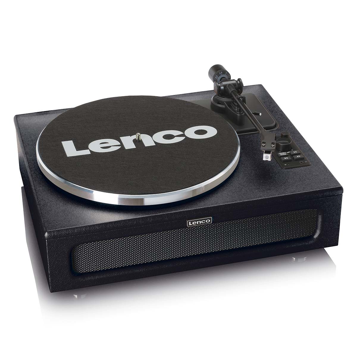 Platenspeler met 4 ingebouwde luidsprekers en bluetooth-ontvangst Zwart - Afbeelding 7