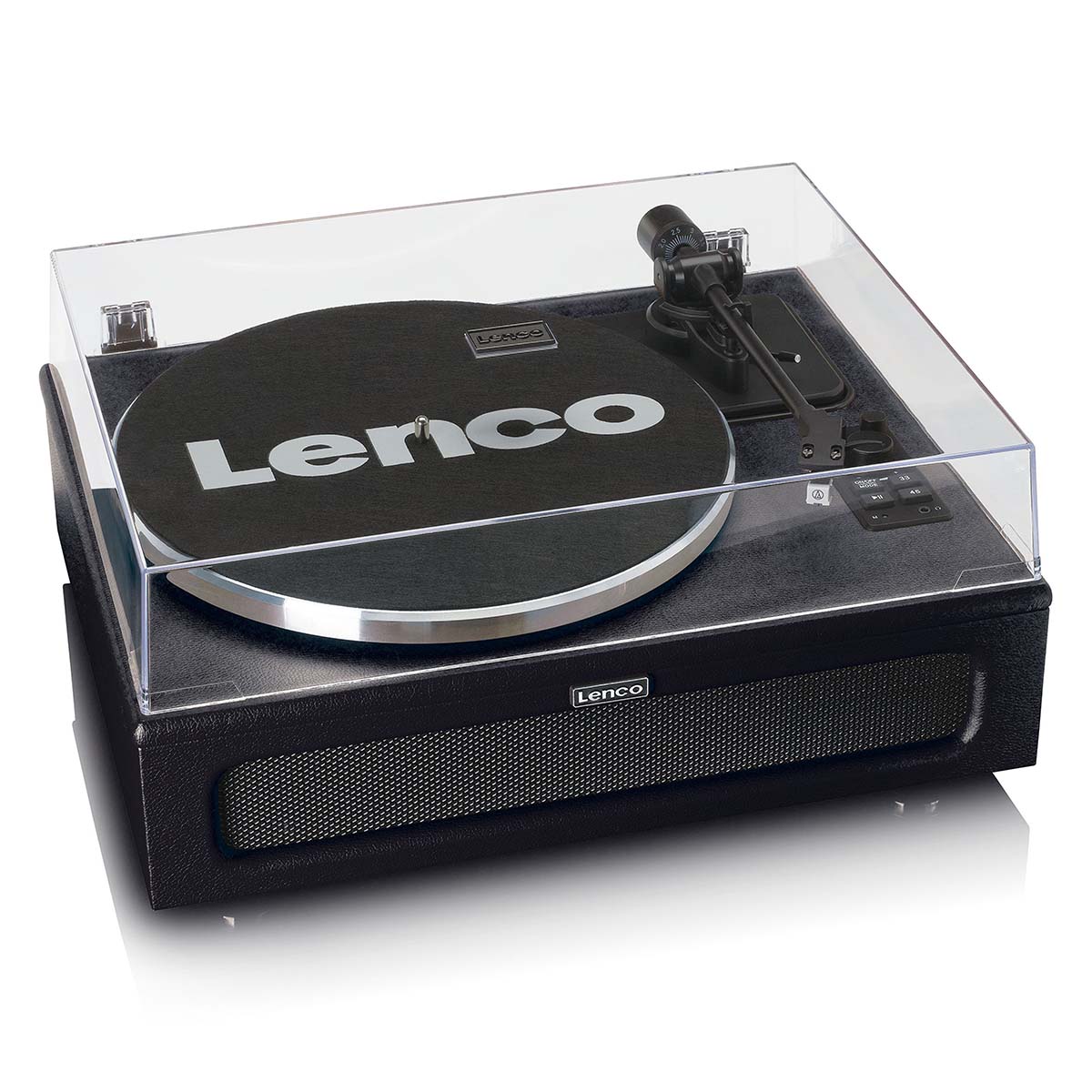 Platenspeler met 4 ingebouwde luidsprekers en bluetooth-ontvangst Zwart - Afbeelding 8