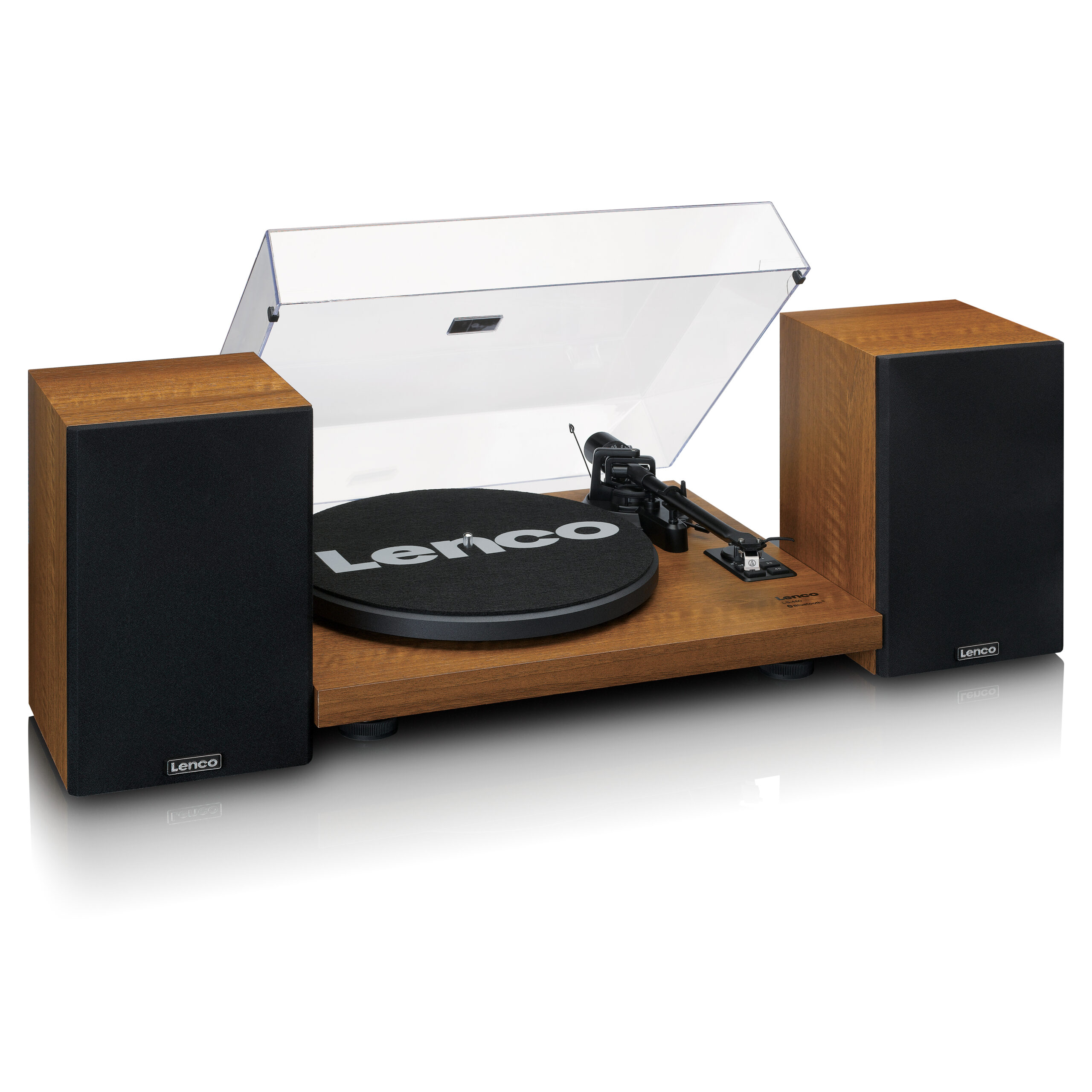 Platenspeler met ingebouwde versterker en Bluetooth® plus 2 externe luidsprekers Wood - Afbeelding 5