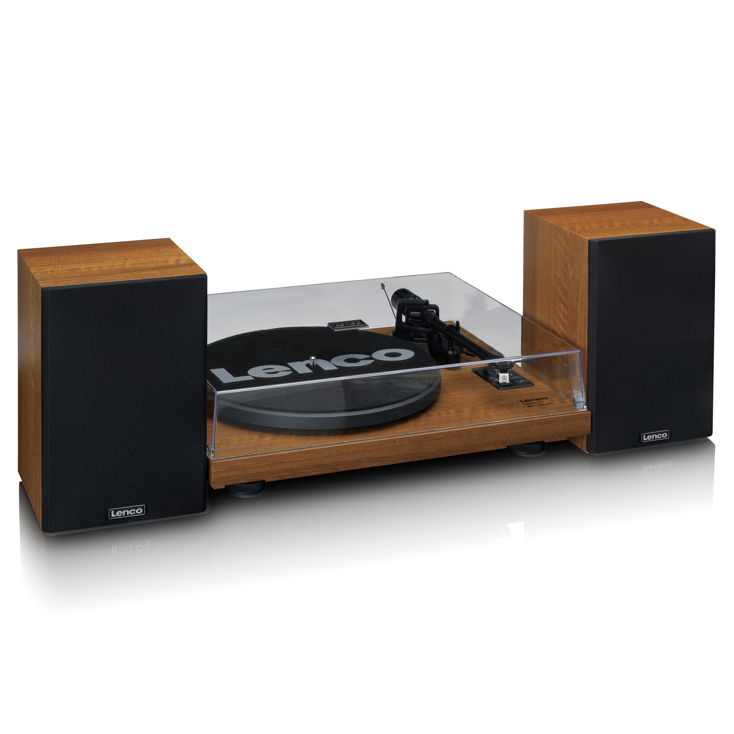 Platenspeler met ingebouwde versterker en Bluetooth® plus 2 externe luidsprekers Wood - Afbeelding 6