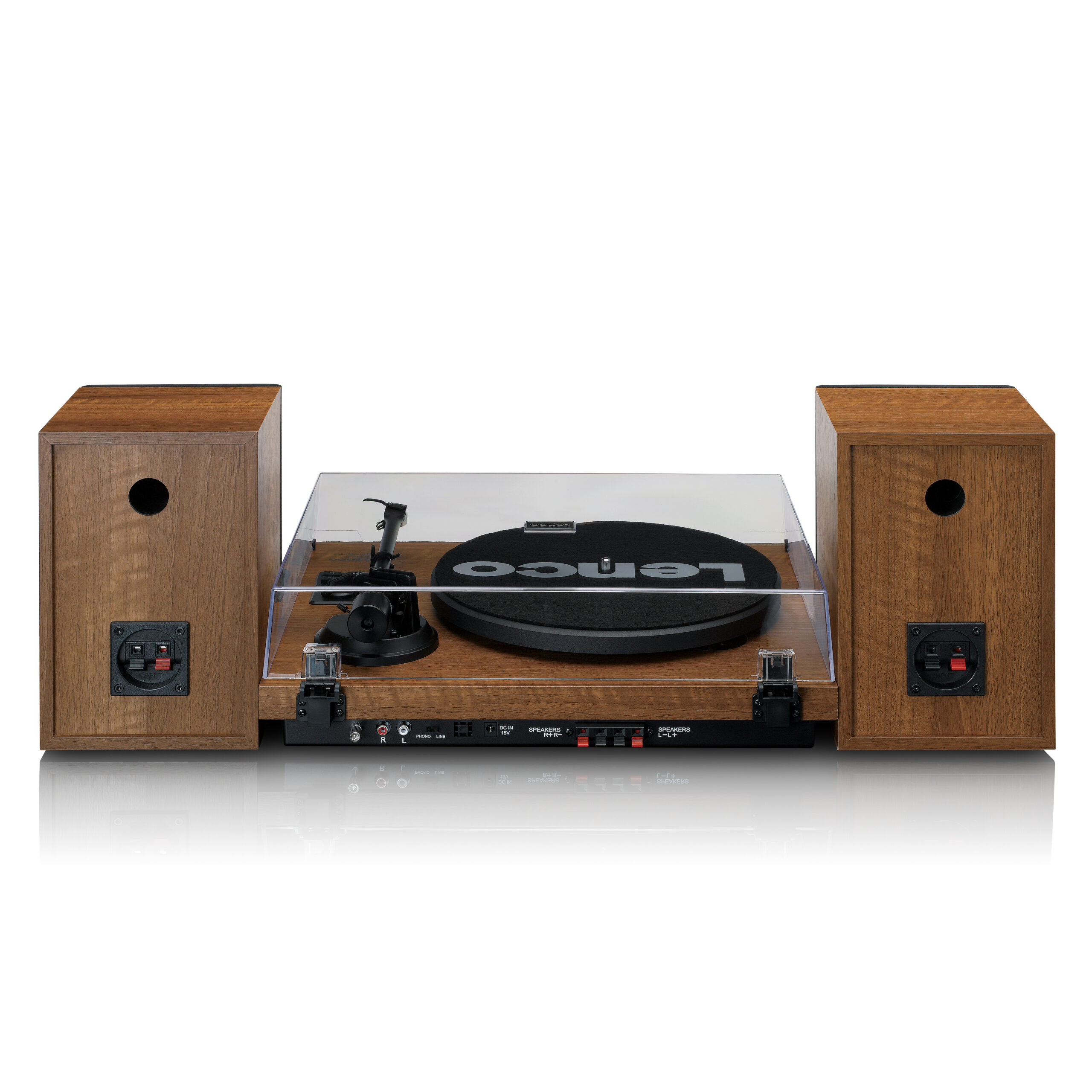 Platenspeler met ingebouwde versterker en Bluetooth® plus 2 externe luidsprekers Wood - Afbeelding 7