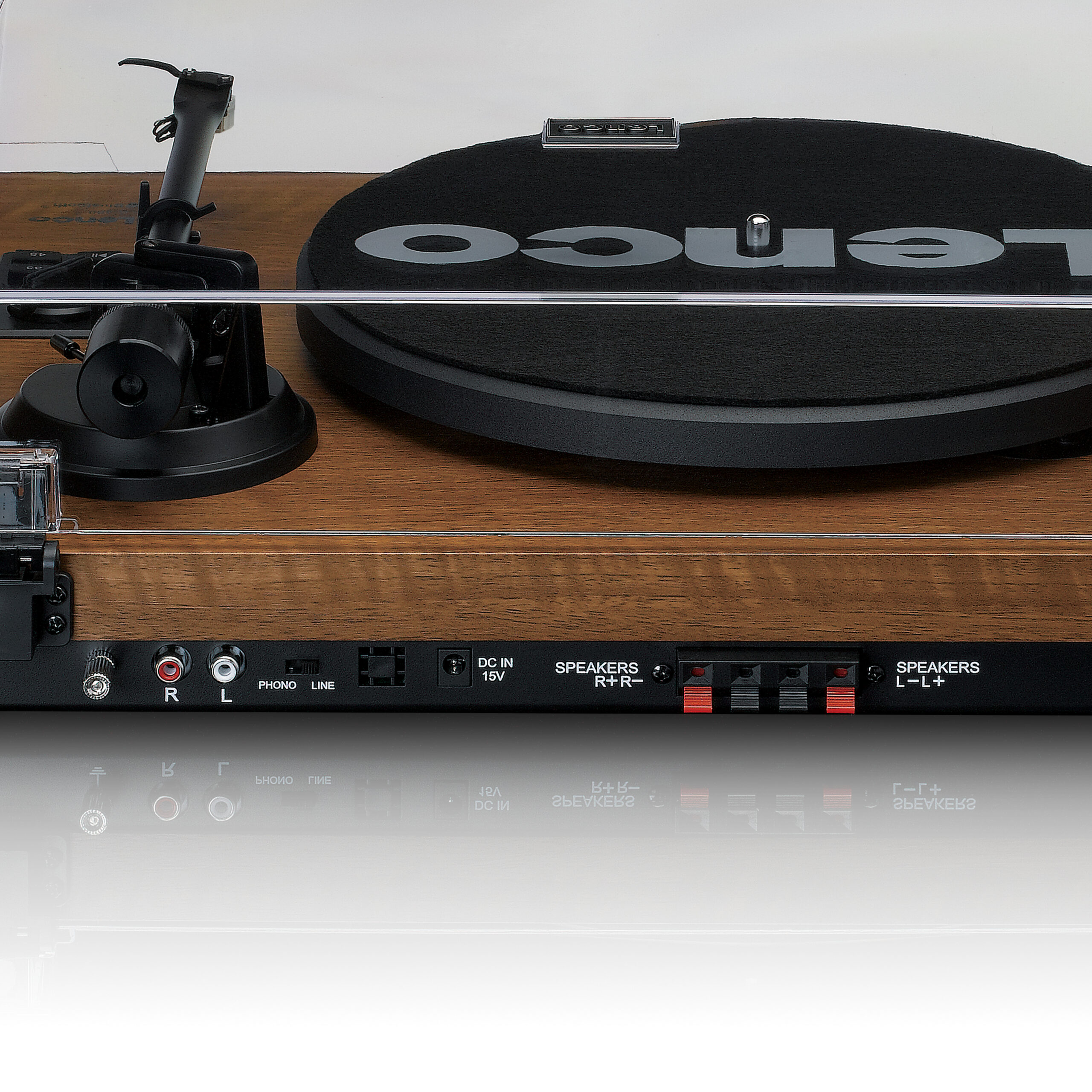 Platenspeler met ingebouwde versterker en Bluetooth® plus 2 externe luidsprekers Wood - Afbeelding 8