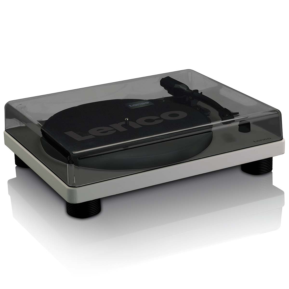 Platenspeler met ingebouwde luidsprekers USB-codering Grijs - Afbeelding 5