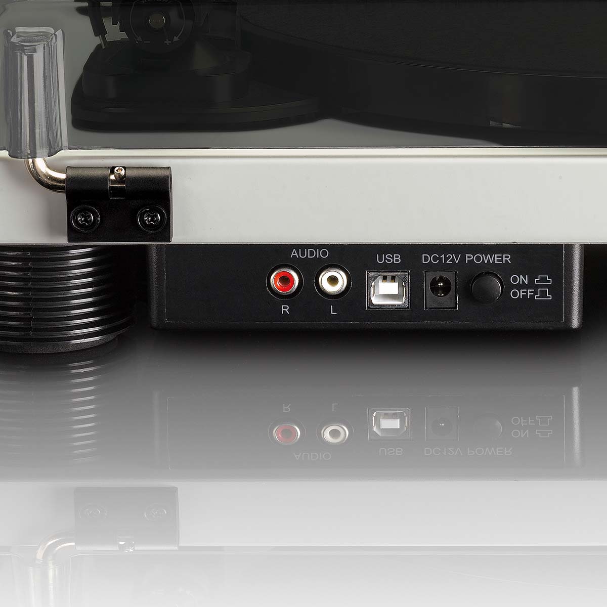 Platenspeler met ingebouwde luidsprekers USB-codering Grijs - Afbeelding 7