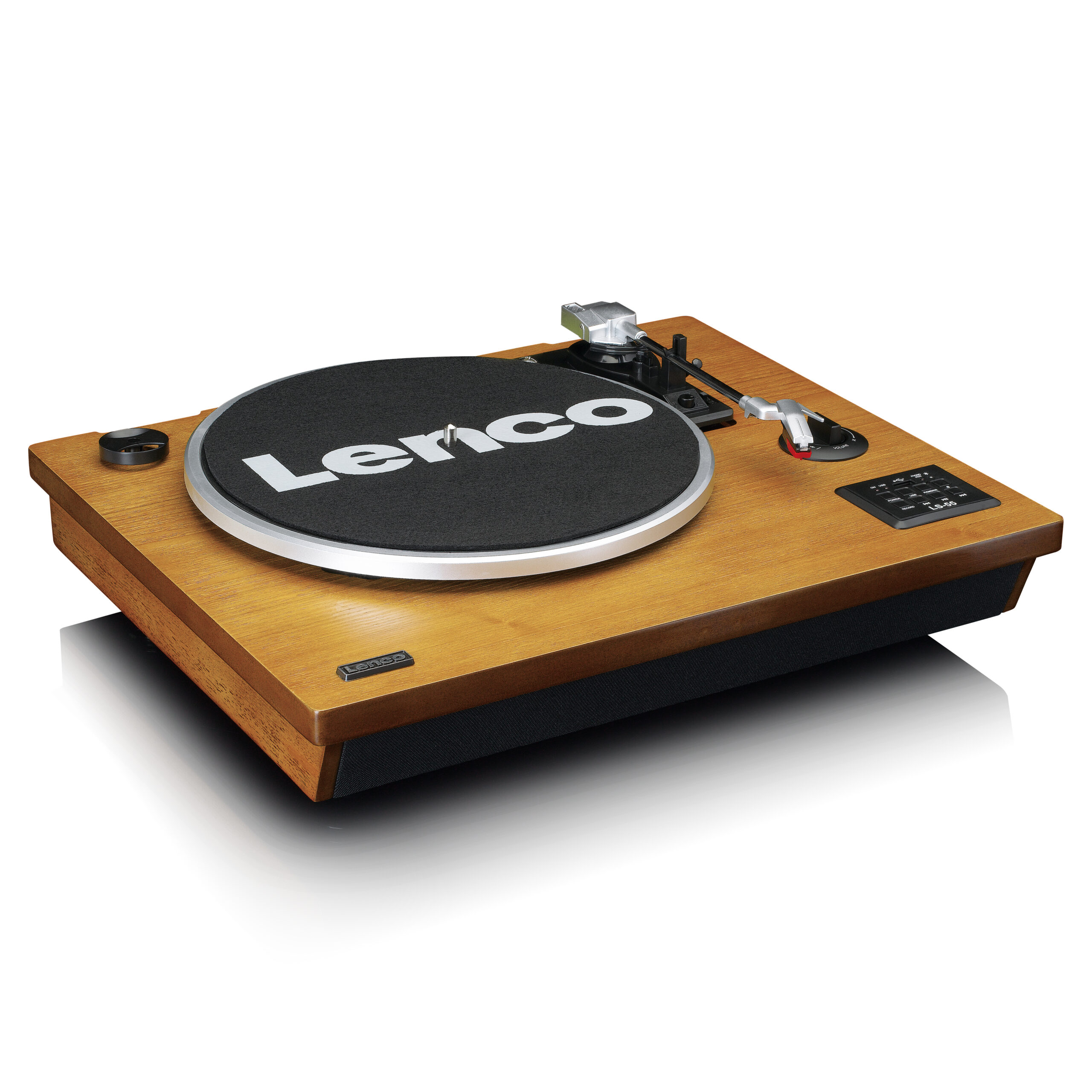 Platenspeler met Bluetooth®, USB MP3-coder, luidsprekers Hout - Afbeelding 4