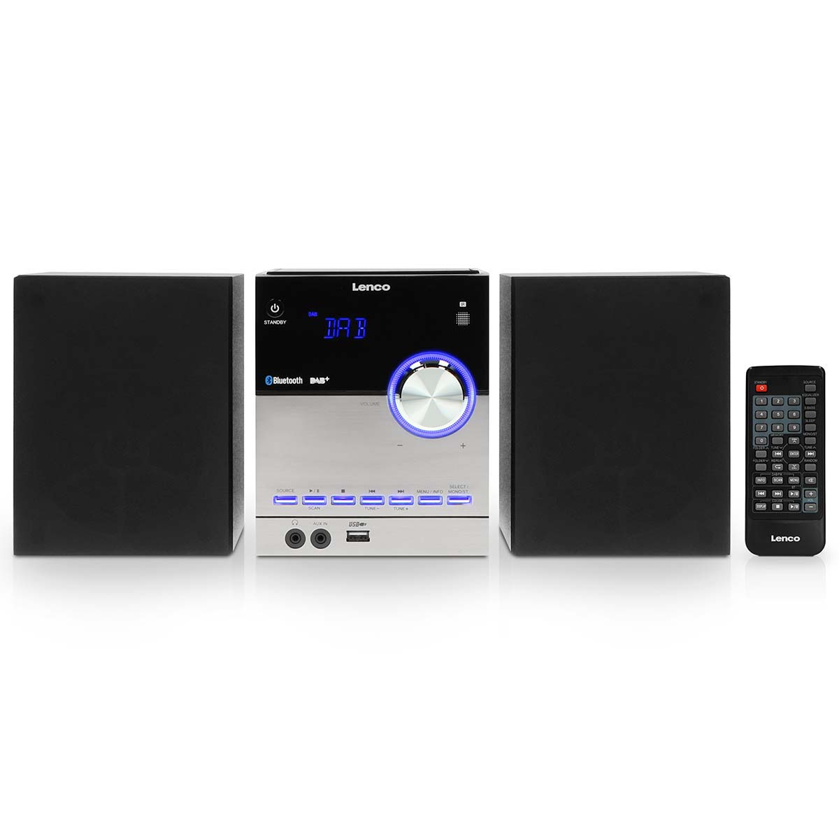 Micro set met DAB+/FM/CD/Bluetooth® & USB-speler - Zwart - Afbeelding 2