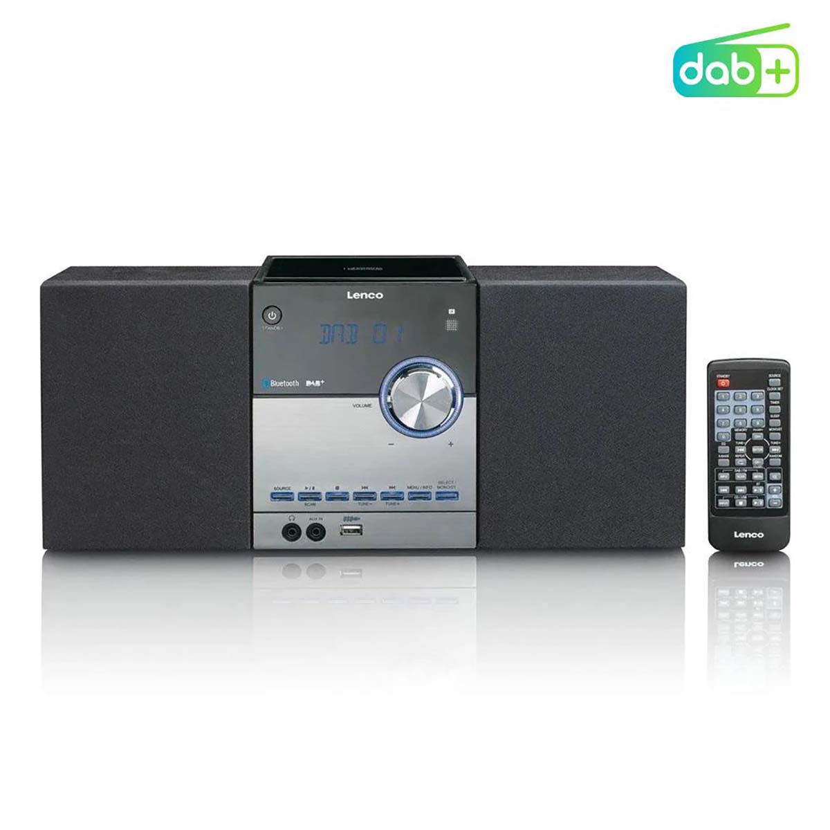 Micro set met DAB+/FM/CD/Bluetooth® & USB-speler - Zwart - Afbeelding 3