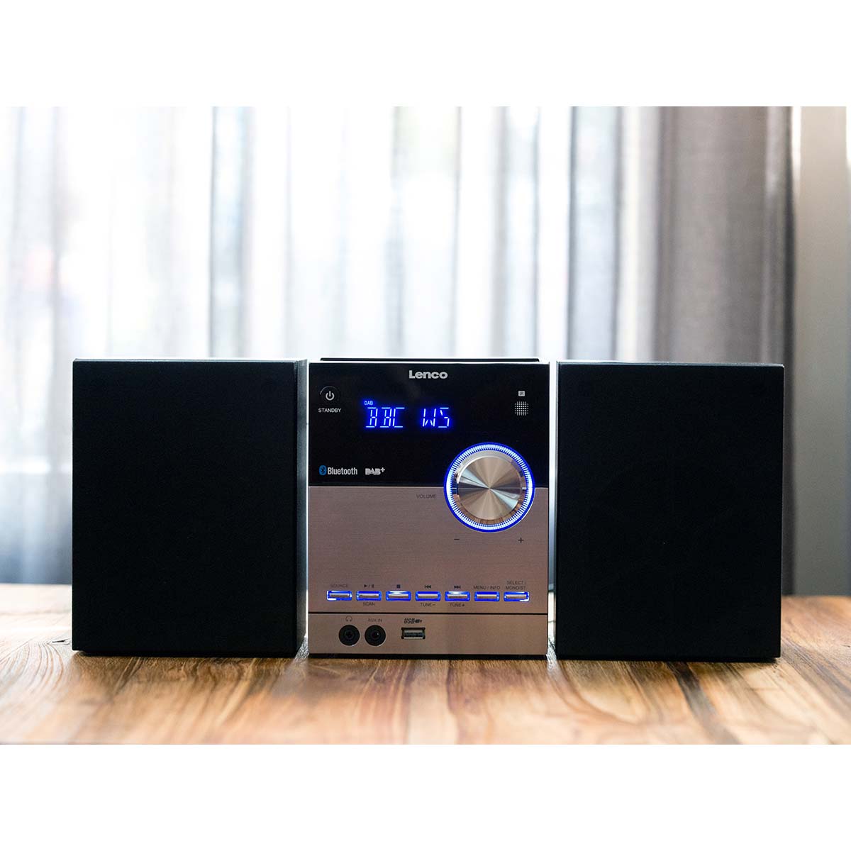 Micro set met DAB+/FM/CD/Bluetooth® & USB-speler - Zwart - Afbeelding 4