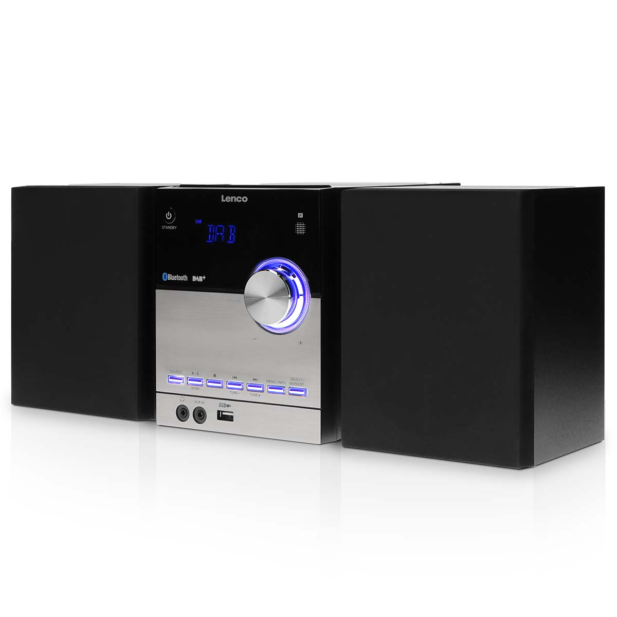 Micro set met DAB+/FM/CD/Bluetooth® & USB-speler - Zwart - Afbeelding 7