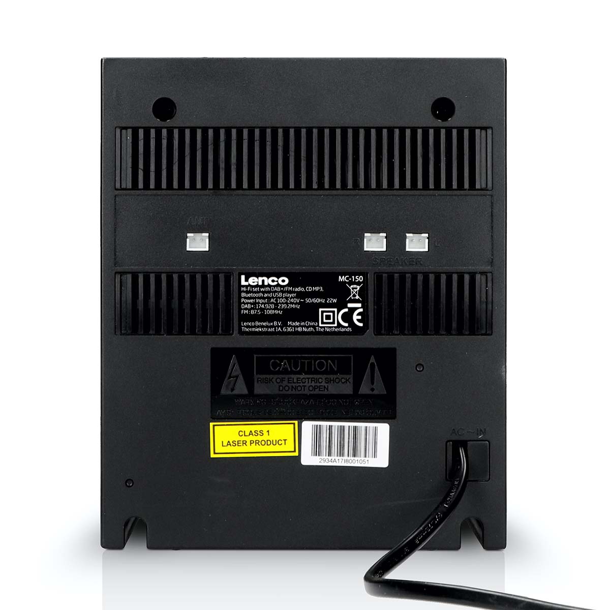Micro set met DAB+/FM/CD/Bluetooth® & USB-speler - Zwart - Afbeelding 9