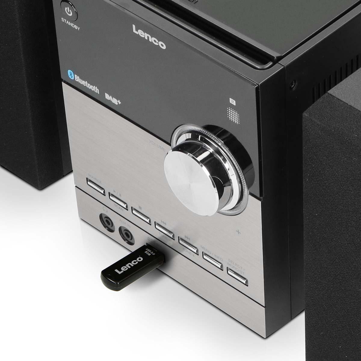 Micro set met DAB+/FM/CD/Bluetooth® & USB-speler - Zwart - Afbeelding 12
