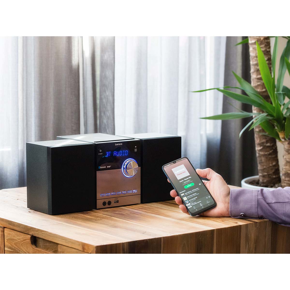Micro set met DAB+/FM/CD/Bluetooth® & USB-speler - Zwart - Afbeelding 14