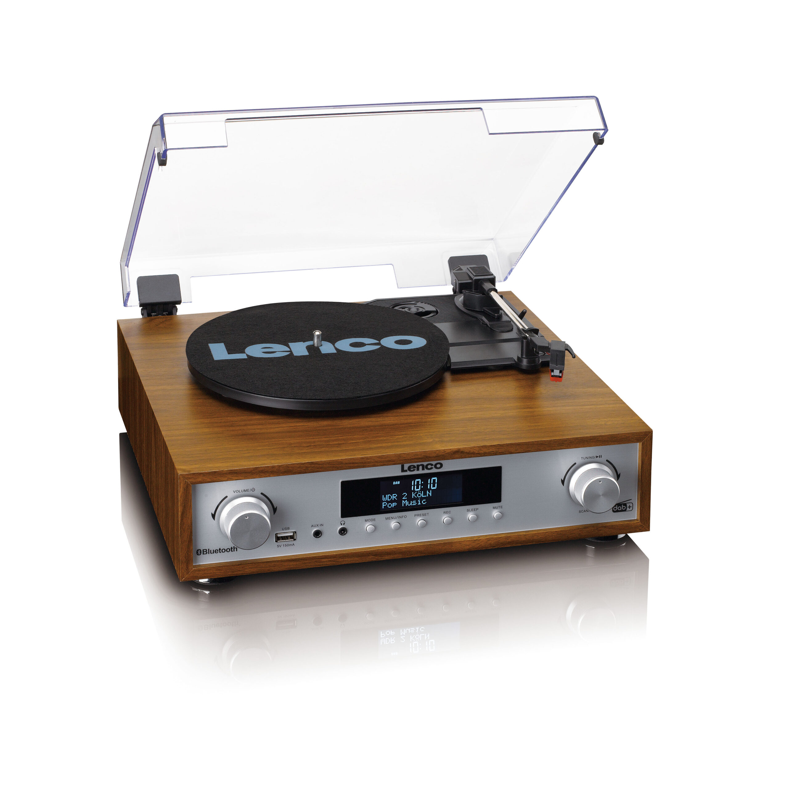 Hifi-stereosysteem met platenspeler, DAB+/FM-radio en Bluetooth® Wood - Afbeelding 5