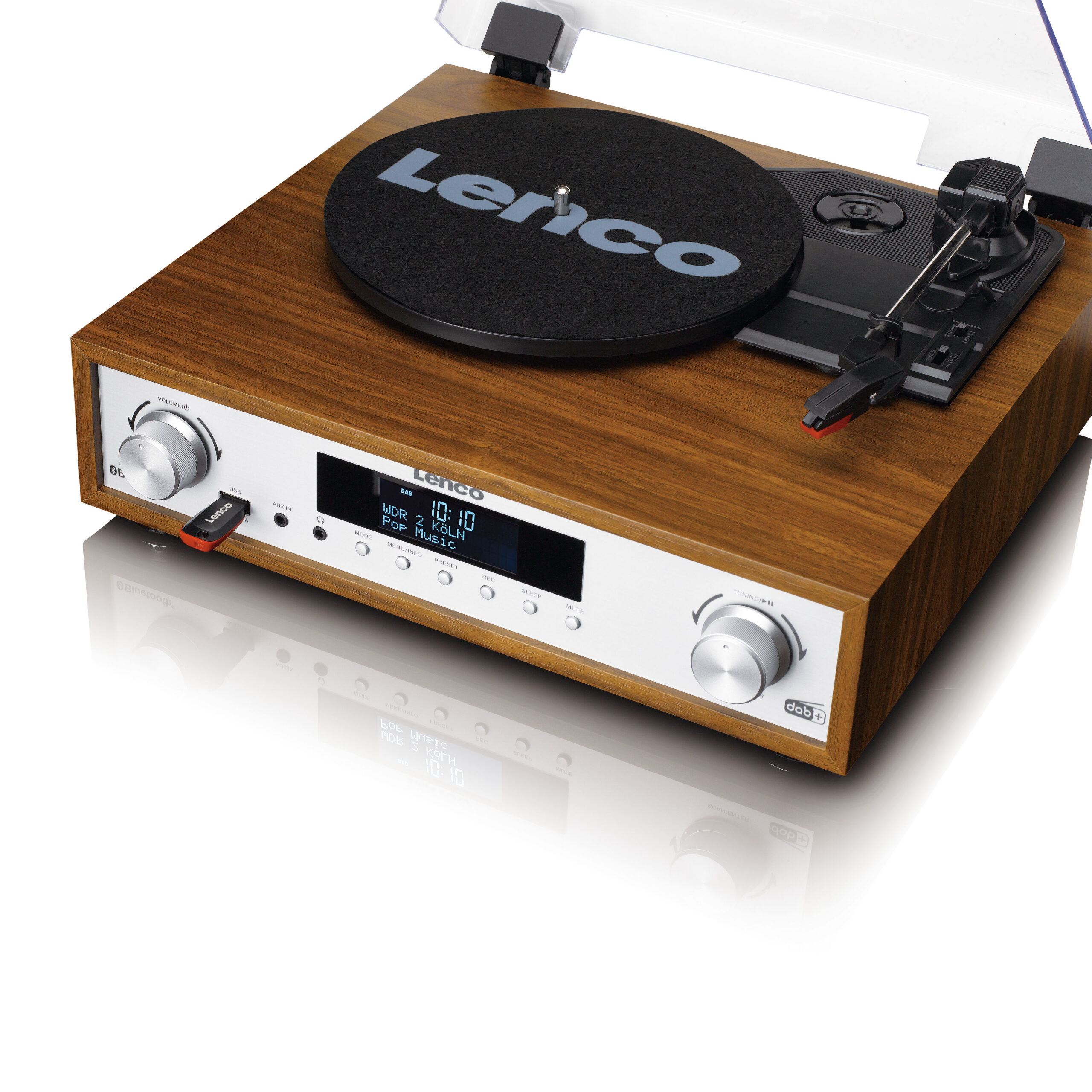 Hifi-stereosysteem met platenspeler, DAB+/FM-radio en Bluetooth® Wood - Afbeelding 7