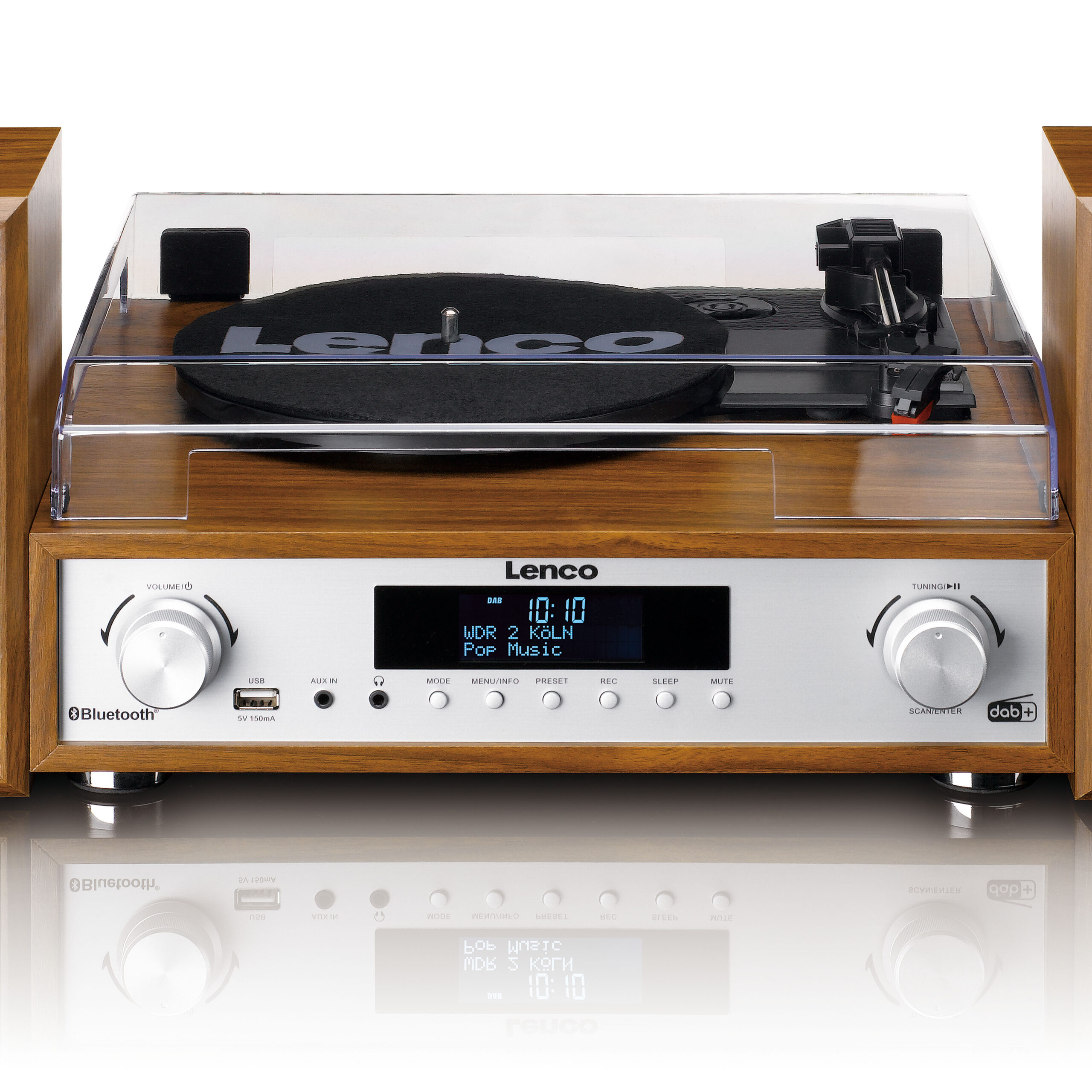 Hifi-stereosysteem met platenspeler, DAB+/FM-radio en Bluetooth® Wood - Afbeelding 8